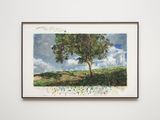 Backwards Growing Tree Colour Sheet for Summer Days by David Claerbout contemporary artwork drawing painting works on paper