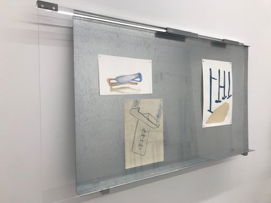 Side Leaps by Nairy Baghramian contemporary artwork Painting