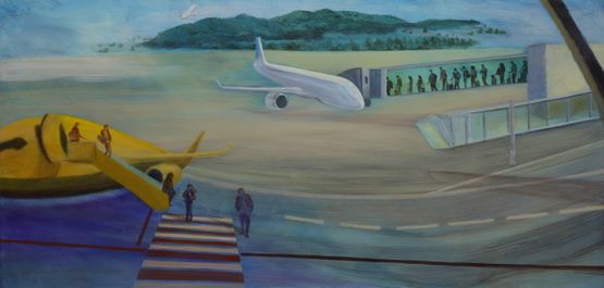 Apron by Anna Ngan Leong Cheung contemporary artwork Painting