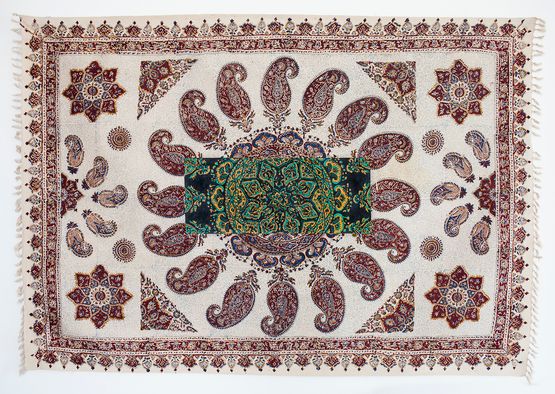 Recalling Isfahan Memory Inversion series by Farhad Farzaliyev contemporary artwork Painting