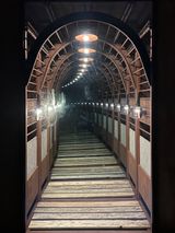 Tunnel by Mark Justiniani contemporary artwork mixed media sculpture