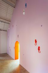 Seahorse by Nicolas Party contemporary artwork painting installation