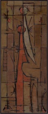 Personaje Naciente by Oswaldo Vigas contemporary artwork painting works on paper