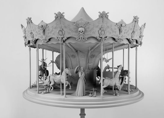 Danse Macabre small version by Hans Op De Beeck contemporary artwork Sculpture