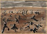Untitled by Henri Michaux contemporary artwork painting works on paper