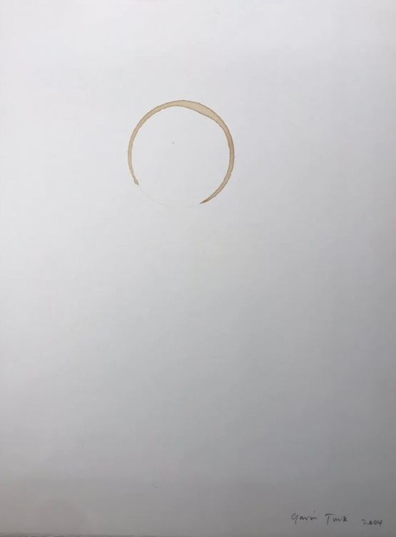 Tea Stain by Gavin Turk contemporary artwork Works on Paper