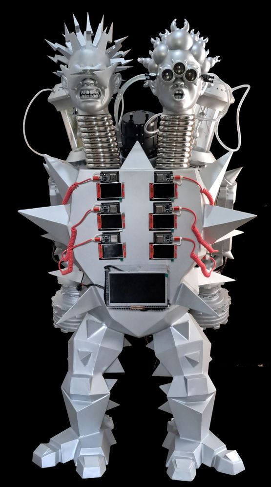 T.T Engine V.1 by Dwiky Ka contemporary artwork Sculpture