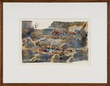 Great Desert Skinks I by John Wolseley contemporary artwork print