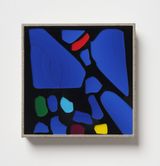 Blau im Gedachtnis A197 by Gregor Hildebrandt contemporary artwork painting