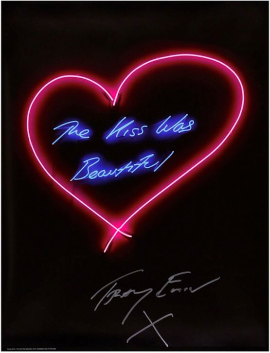 The Kiss Was Beautiful by Tracey Emin contemporary artwork Print