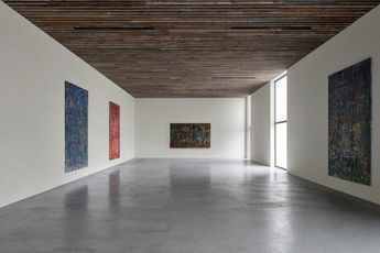 Contemporary art exhibition Angel Vergara What happens at Axel Vervoordt Gallery Antwerp Belgium