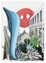 How the sparkling ended up in the water by Susanne Kuhn contemporary artwork print