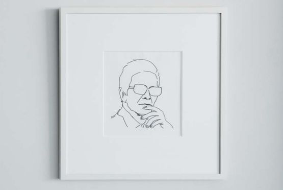 Pier Paolo Pasolini by Alfredo Jaar contemporary artwork Painting