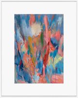 Saale II by Sabine Moritz contemporary artwork drawing works on paper