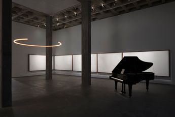 Contemporary art exhibition Pablo Davila It comes out of thin air spreads shifts becomes something else at OMR Mexico City