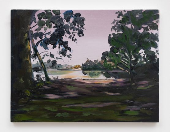 Sketch for Hollow Pond 8 by Hannah Brown contemporary artwork Painting