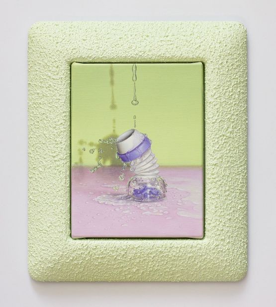 Spurt by Emily Hartley-Skudder contemporary artwork Painting