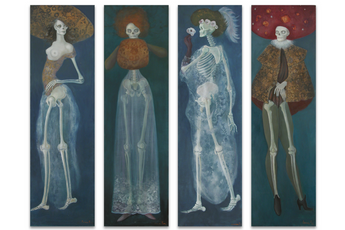 Contemporary art exhibition Leonor Fini Aleksandra Waliszewska La Mort De Lamour at Levy Gorvy Dayan London United Kingdom