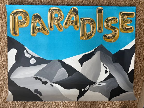 Paradise by Joel Mesler contemporary artwork Works on Paper