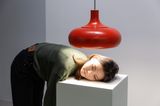 Roast yourself under the sun of Epicurus  by Erwin Wurm contemporary artwork sculpture