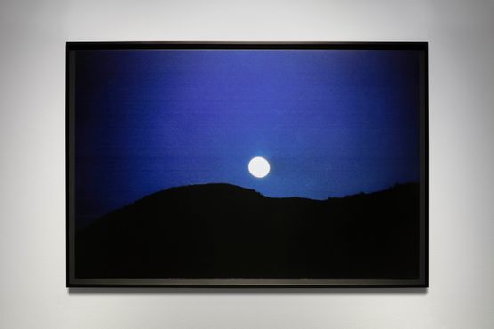Baxter Road with Moon 1993 by Rachel Rose contemporary artwork Photography