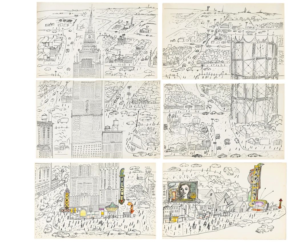 David Byrne, Saul Steinberg