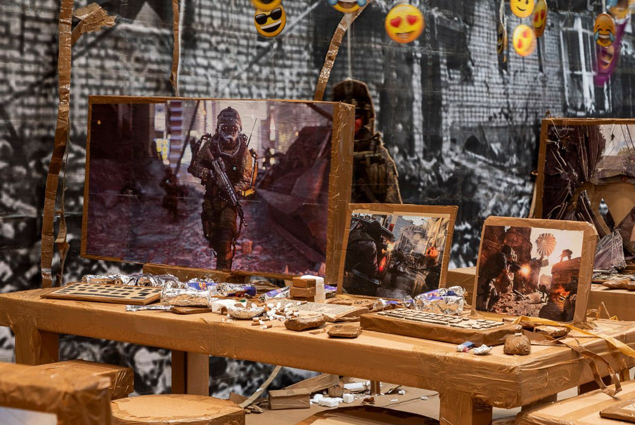 絵画 Fake it Thomas Hirschhorn, 'Fake it, Fake it – till you Fake it.' at