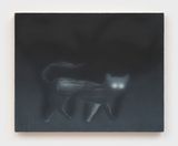 Black Cat by Christian Franzen contemporary artwork painting