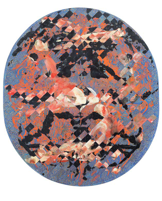 Odalisque Flandres XII by Francois Rouan contemporary artwork Design