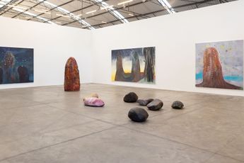 Contemporary art exhibition Luiz Zerbini Leisurely Floating Luminescence at Fortes DAloia  Gabriel Sao Paulo Brazil