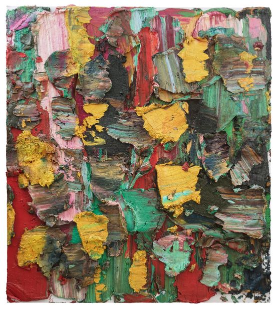 Four Noblemen of New Years Eve  by Zhu Jinshi contemporary artwork Painting