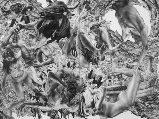 Future places that we have believed in by Kumazawa Mikiko contemporary artwork Drawing