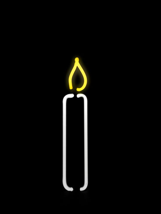 Argon Candle by Gavin Turk contemporary artwork Sculpture