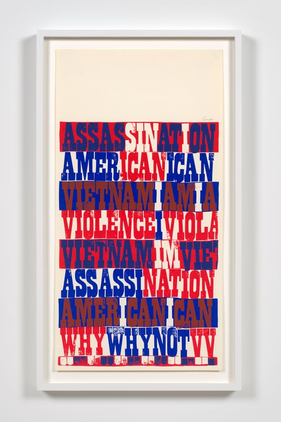 american sampler by Corita Kent contemporary artwork Print