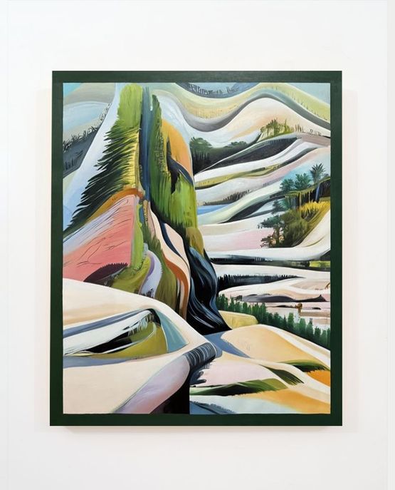 He was tipsy from Spring to Summer by Liane Chu contemporary artwork Painting