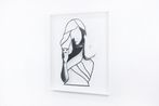 Cut Anna Mouglalis by Javier Martin contemporary artwork Painting