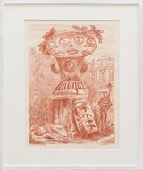 LE VASE IDOLATRE by Herve Di Rosa contemporary artwork drawing works on paper