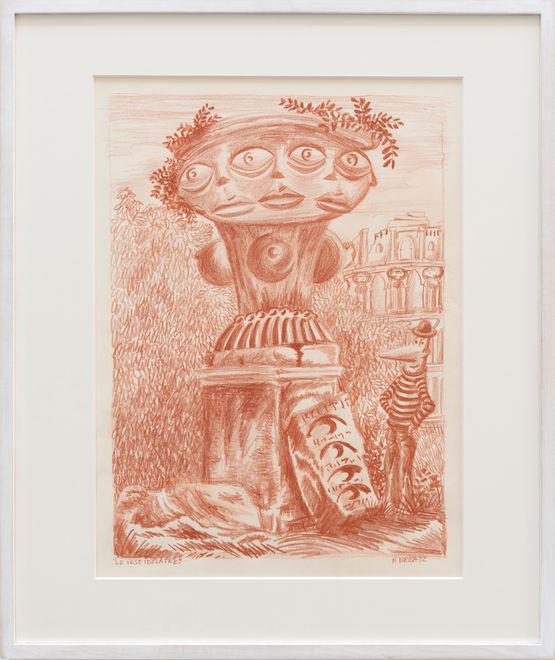 LE VASE IDOLATRE by Herve Di Rosa contemporary artwork Works on Paper