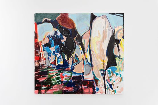 A Choice of Sky by Hayley Tompkins contemporary artwork Painting