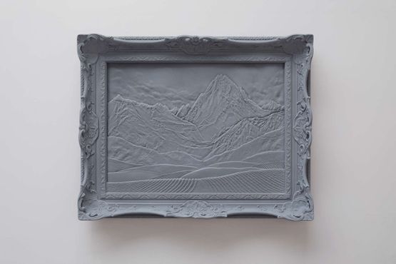 Mountainscape by Hans Op De Beeck contemporary artwork Sculpture