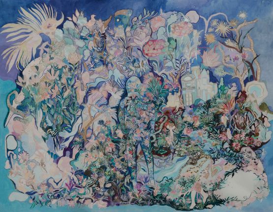 In Motion by Tamaris Borrelly contemporary artwork Painting