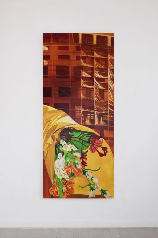 in bloom by Lewis Miller contemporary artwork Painting