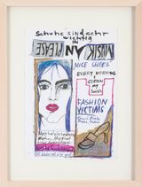 Schuhe sind sehr wichtig by Erik Schmidt contemporary artwork mixed media works on paper