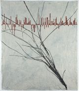 memory scar with grass by Judy Watson contemporary artwork painting works on paper drawing