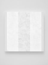 Untitled White Inner Band with White Sides Beveled by Mary Corse contemporary artwork painting