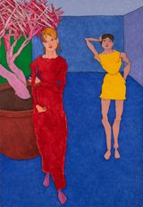 Untitled i23 - 3391 by Harold Cohen contemporary artwork painting