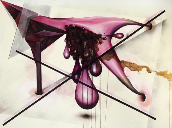 Glass by Piotr Janas contemporary artwork Painting