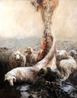 The Sheep by Guillermo Lorca contemporary artwork Painting