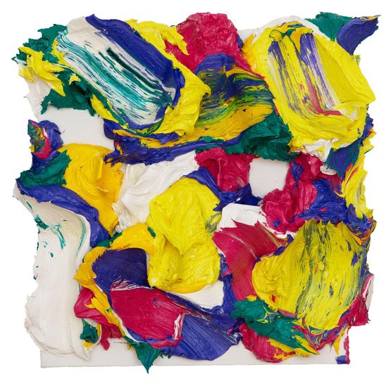 The Gilded Cascade of Ten Dimensions Left by Zhu Jinshi contemporary artwork Painting