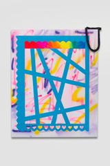 lock down by Sarah Cain contemporary artwork mixed media